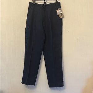 the Havanera Co Men's Navy linen blend Pull-On Cargo Pants Size M New